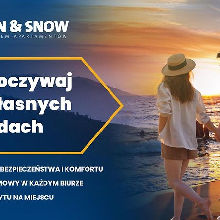 Apartamenty Delux Sun & Snow Nowe Hallerowo Z Przestronnym Tarasem - Blisko Centrum Wladyslawowo Luaran gambar